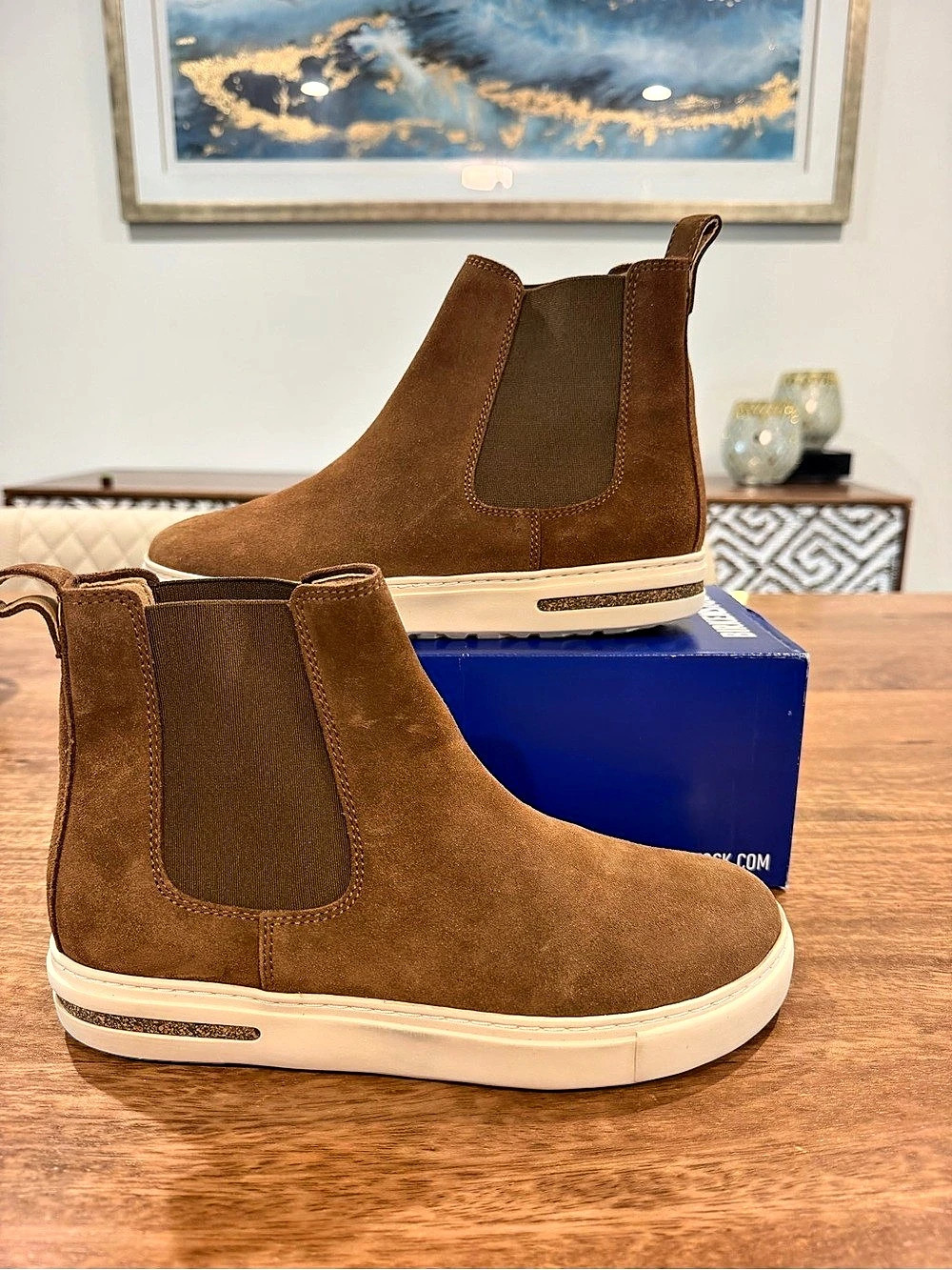 Birkenstock Bend Chelsea Boot Brown-Size 7W/5M BNIB